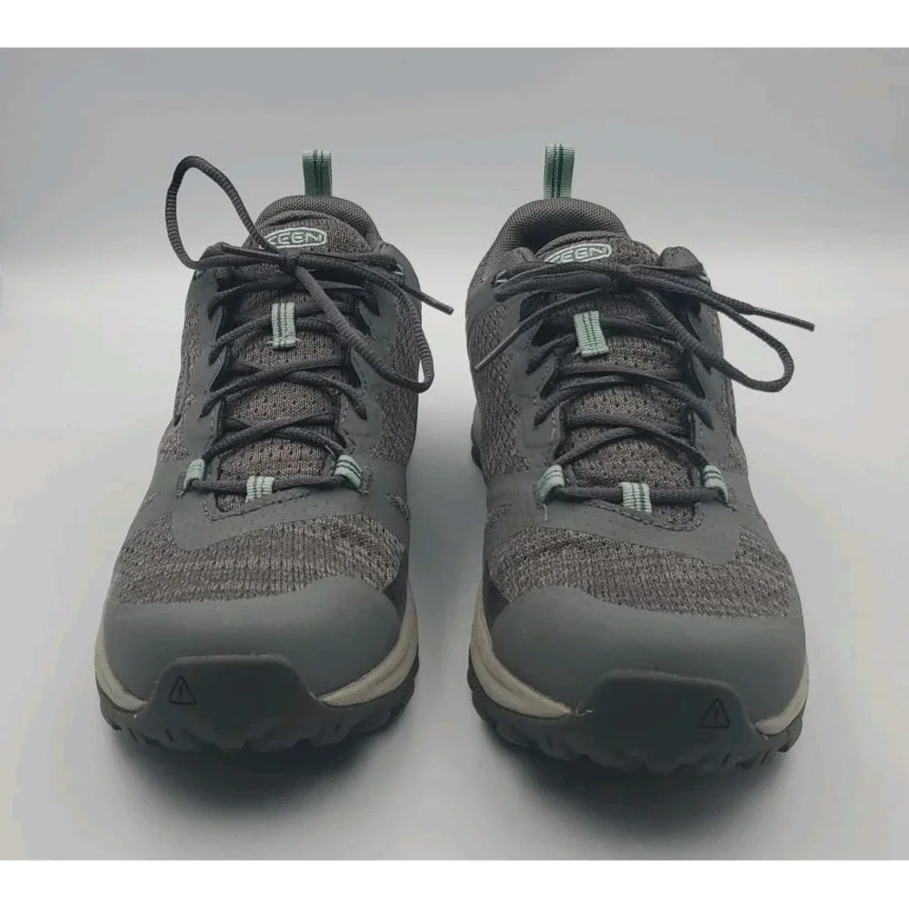 Keen Terradora II Womens Shoes Sz 9 Steel Gray Ocean Wave Waterproof